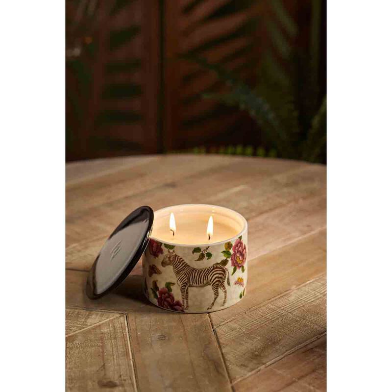 wax lyrical street mythology large dahlia bloom and forgotten fern wax fill candle