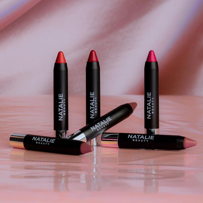natalie beauty lip lush silky matte lipstick