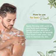 faces organic herbal cedar loofah soap