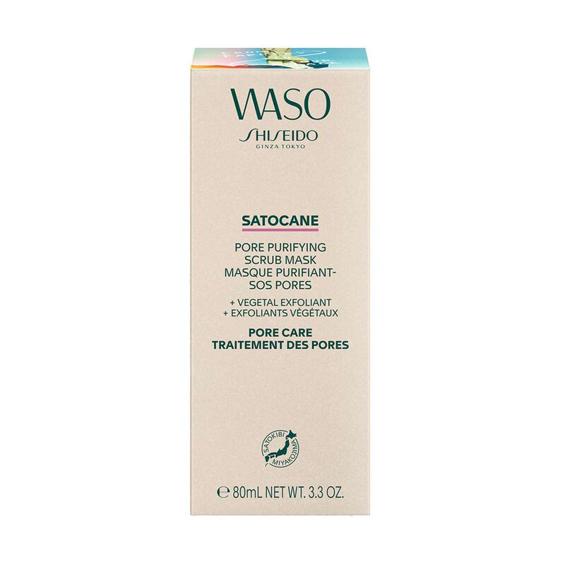 shiseido waso satocane pore purifying scrub mask 80ml