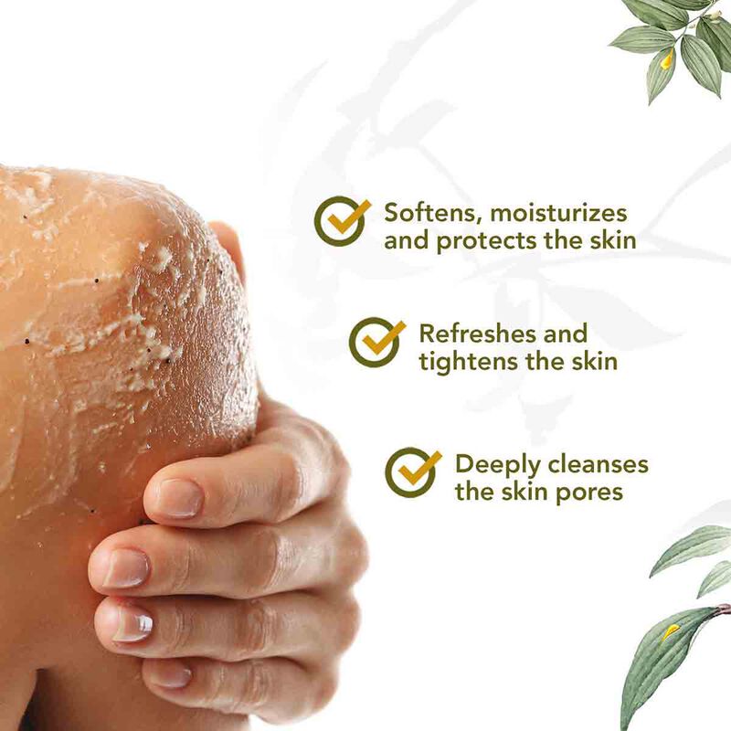 Organic Exfoliating Scrub Green Tea khan al saboun organic exfoliating scrub green tea