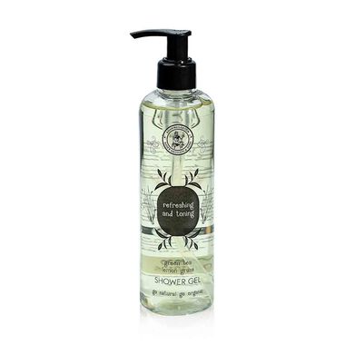 faces organic green tea shower gel