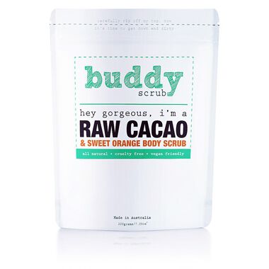 faces raw cacao natural body scrub 200g