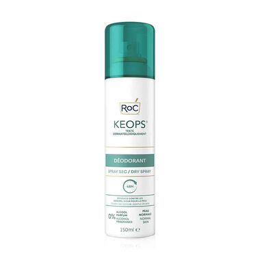 faces keops deodorant spray dry 100ml