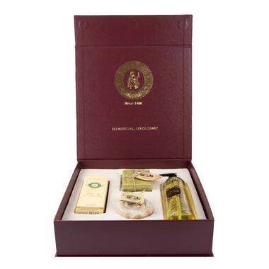 faces gift box small leather box 4 pcs bordeau megnatic lavender collection one size