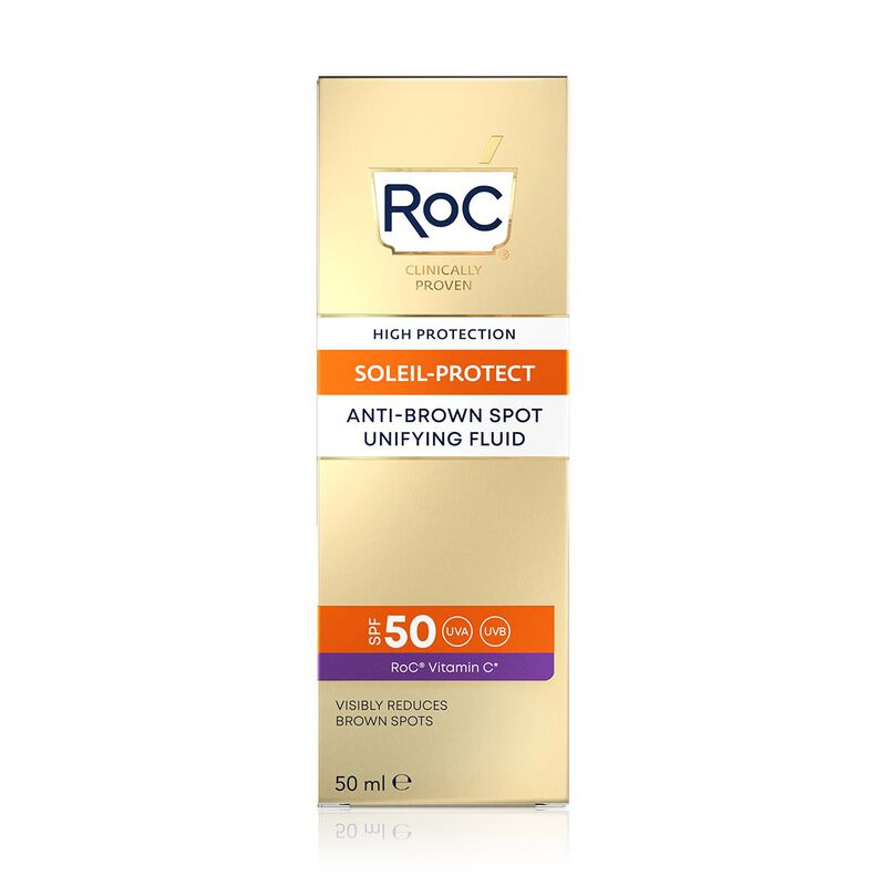roc soleil protect anti brown spots unifying fluid spf 50 50ml