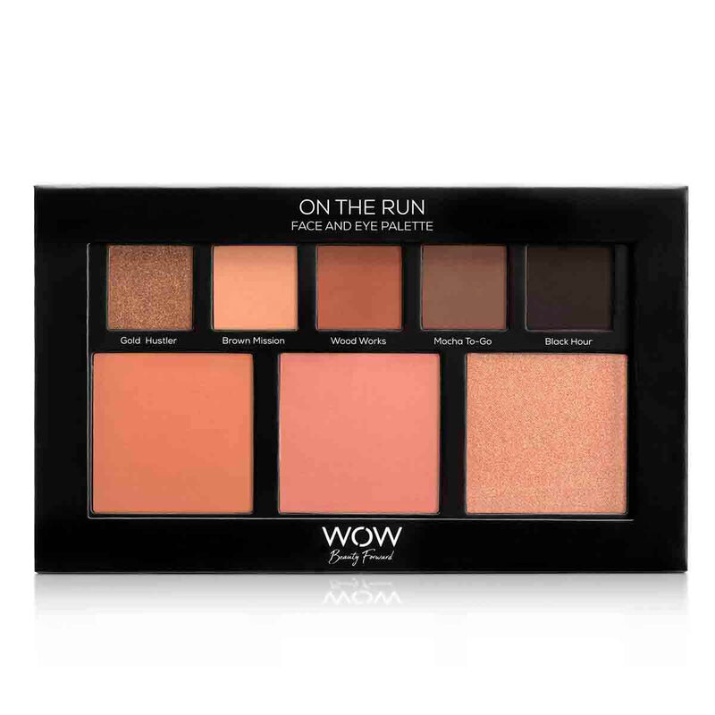 On The Run Face & Eye Palette wow beauty on the run face & eye palette
