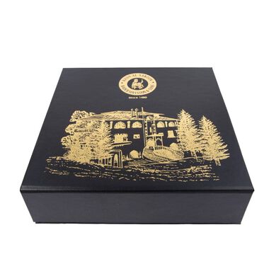 faces gift box small leather box 4 pcs black megnatic mix collection one size