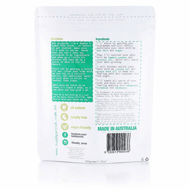 faces bamboo natural body scrub 200g