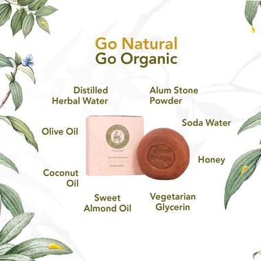 faces organic alum honey skincare soap