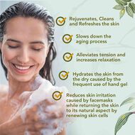 faces organic herbal green tea soap pack of 6