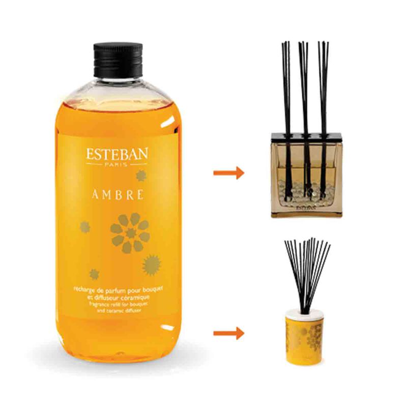Ambre Fragrance Refill for Bouquet and Ceramic Diffusers 500ml esteban paris ambre fragrance refill for bouquet and ceramic diffusers 500ml