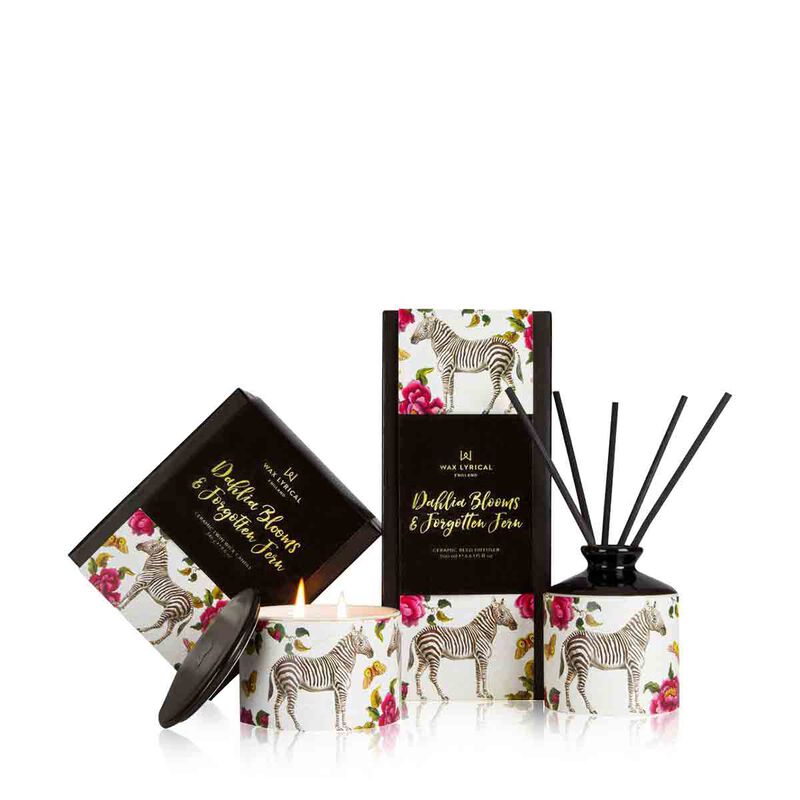 wax lyrical street mythology dahlia bloom and forgotten fern reed diffuser 200ml