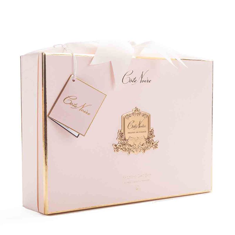 cote noire home diffuser gift pack charente rose pink box with gold badge