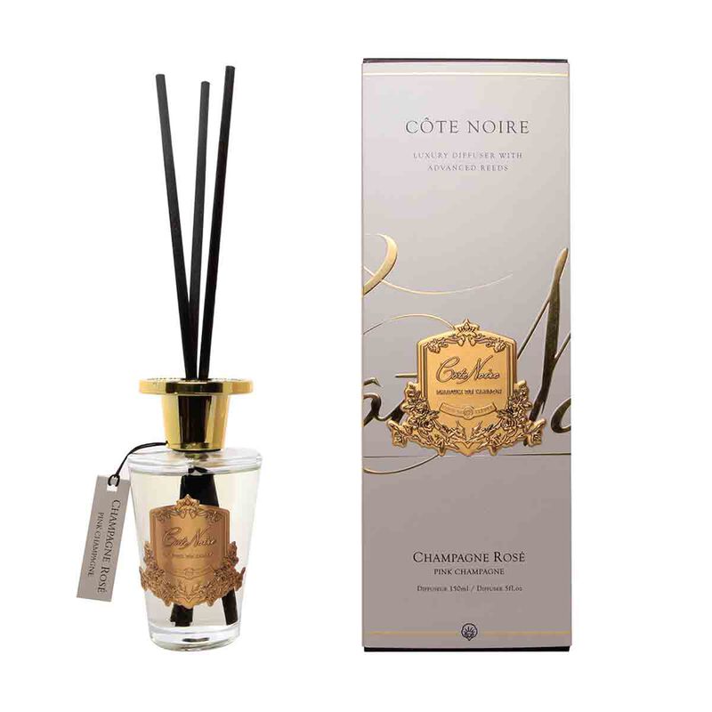 Reed Diffuser Pink Champagne with Gold Badge 150ml cote noire reed diffuser pink champagne with gold badge 150ml