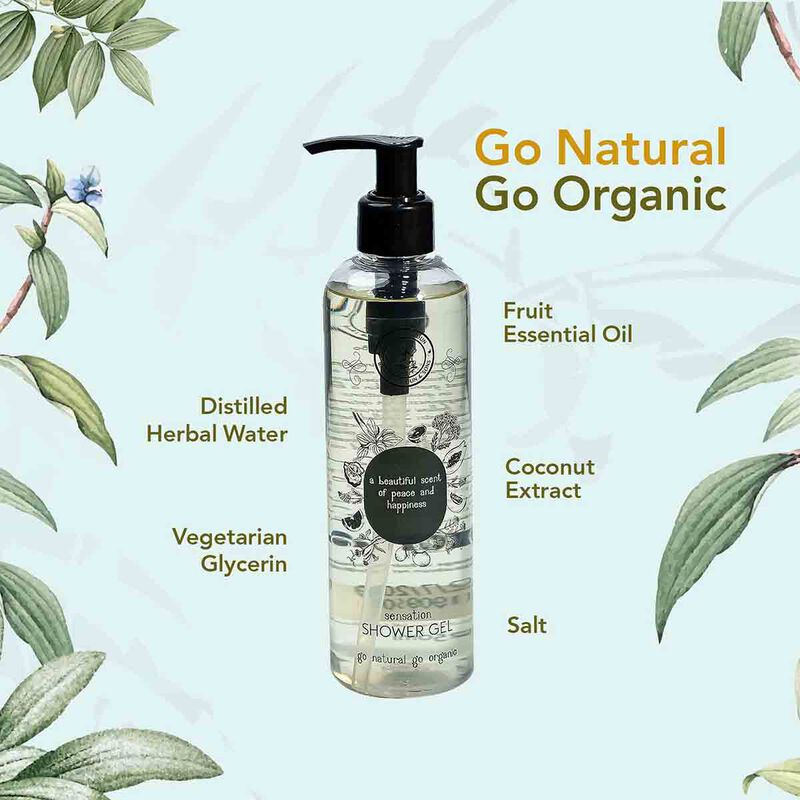 khan al saboun organic sensation shower gel