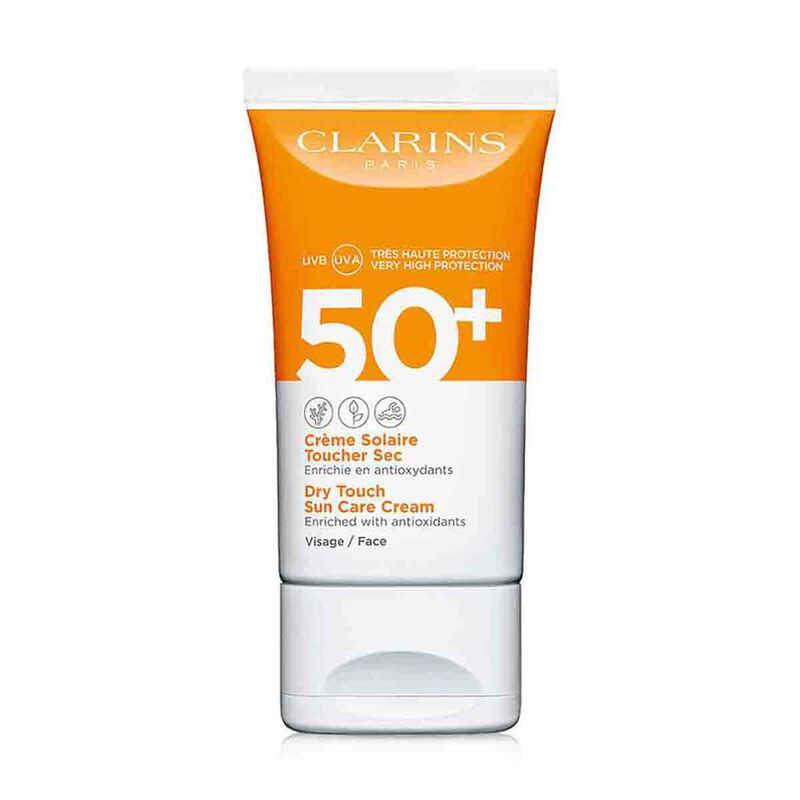 Dry Touch Facial Sun Care UVA/UVB 50+ 50ml clarins dry touch facial sun care uva/uvb 50+ 50ml