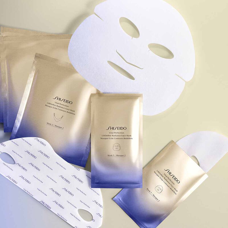 shiseido vital perfection radiance face mask