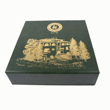 faces gift box small leather box 4 pcs green megnatic green tea collection one size
