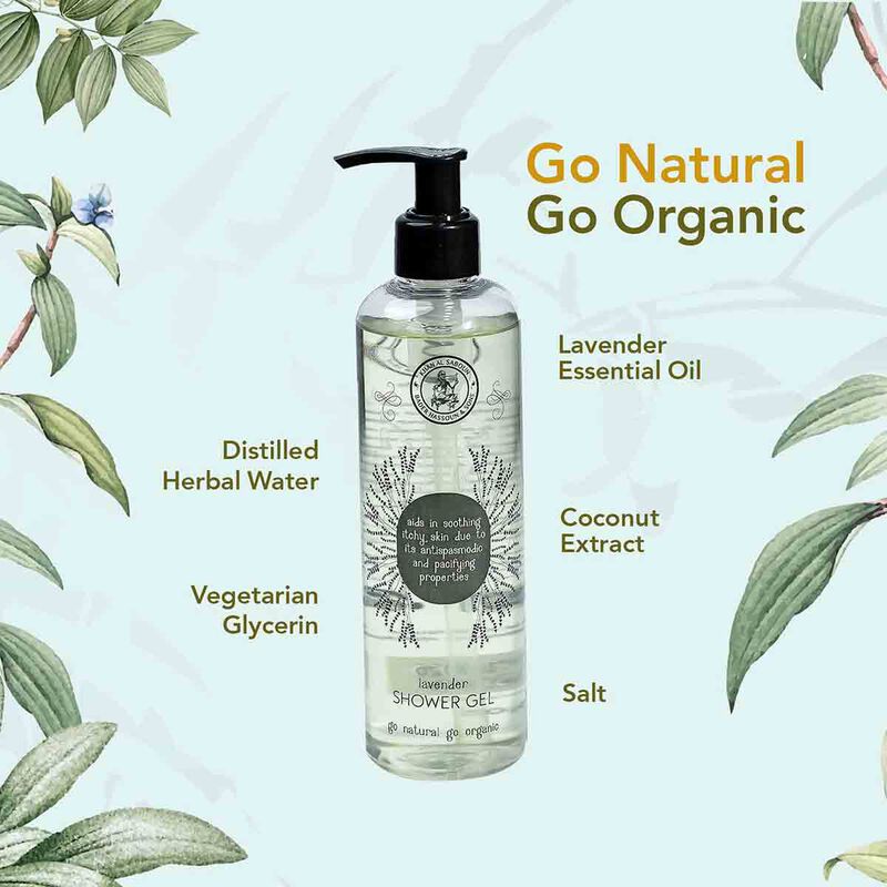 khan al saboun organic lavender shower gel