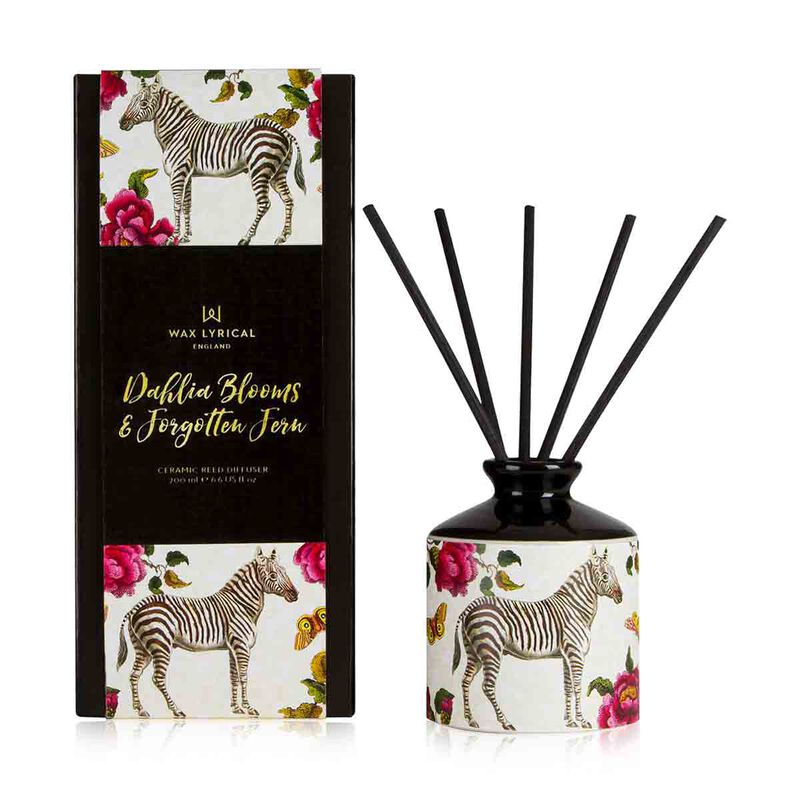 wax lyrical street mythology dahlia bloom and forgotten fern reed diffuser 200ml