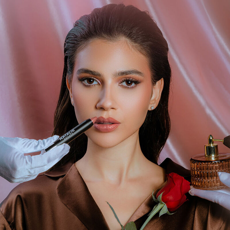 natalie beauty lip lush silky matte lipstick