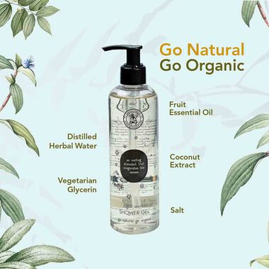 faces organic night secret shower gel
