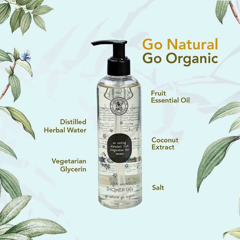 khan al saboun organic night secret shower gel