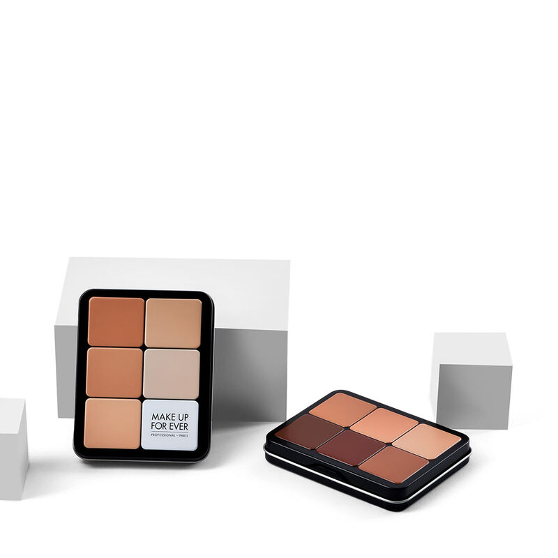 make up for ever ultra hd invisible cover cream foundation palette